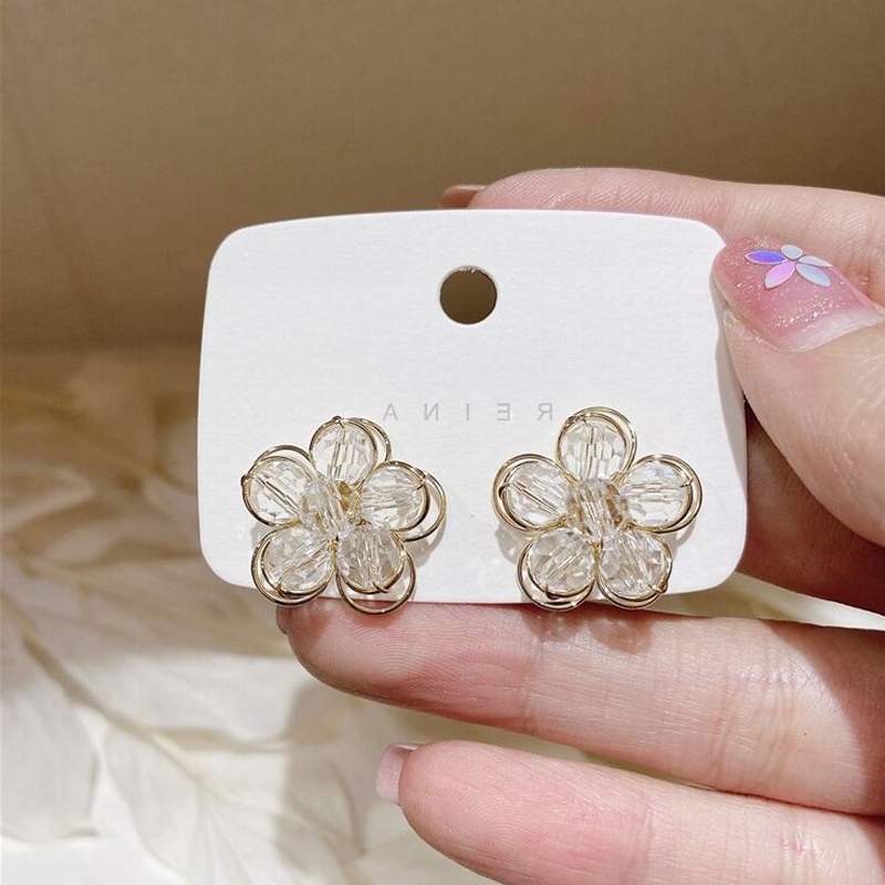 s925-silver-needle-korean-version-clear-girl-feeling-crystal-flower-earrings-french-minority-exquisite-fairy-air-earrings