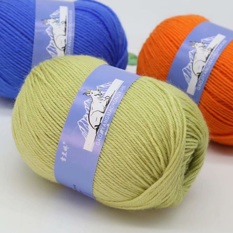 hand-woven-medium-thick-wool-thread-stick-needle-scarf-thread-sanqi-australian-wool-diy-wool-thread