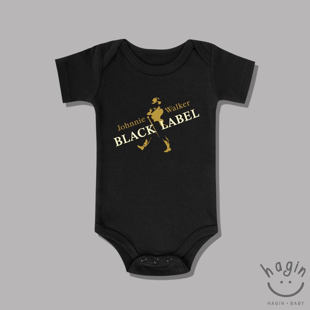 haginbaby-ชุดรอมเปอร์-ธีมอาหาร-johnnie-walker-whisky-baby-onesie-monthly-milestones-สําหรับเด็ก