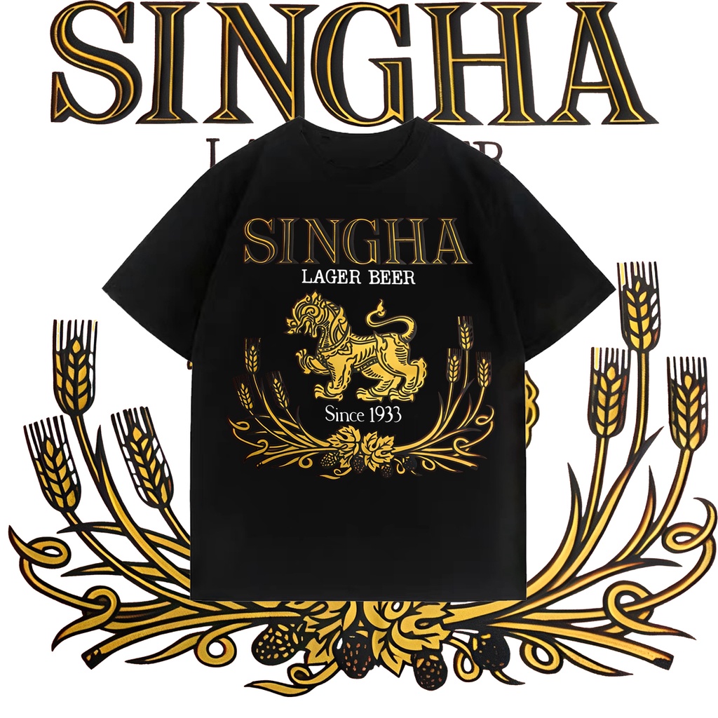 เสื้อยืดคุณภาพดี-เสื้อยืดยอดนิยม-singha