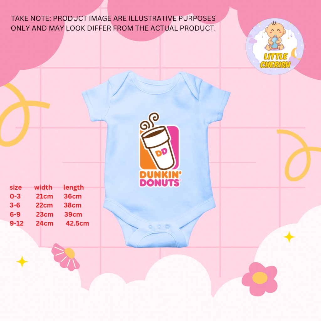 โดนัทธีม-onesie-กําหนดเอง-0-12-เมตร-dunkin