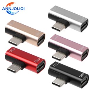 Ann อะแดปเตอร์แยกหูฟัง USB Type C สําหรับ Note 8 9 10 Plus S10 S20 P20 P30 Pro