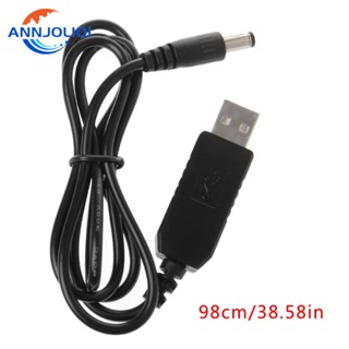 Ann สายเคเบิลพาวเวอร์ซัพพลาย USB 5V เป็น 8 4V สําหรับไฟหน้า LED 18650