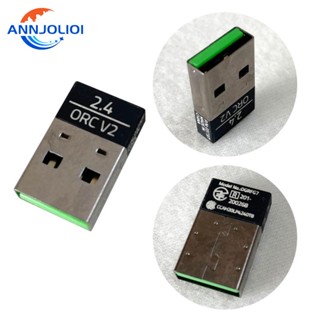 Ann อะแดปเตอร์รับสัญญาณ USB 2 4G สําหรับเมาส์ คีย์บอร์ดเล่นเกมไร้สาย OROCHI V2