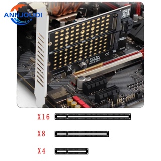 Ann อะแดปเตอร์การ์ดขยาย PCIE เป็น M 2 M 2 SSD เป็น PCIEX4 X8 X16 PCIE