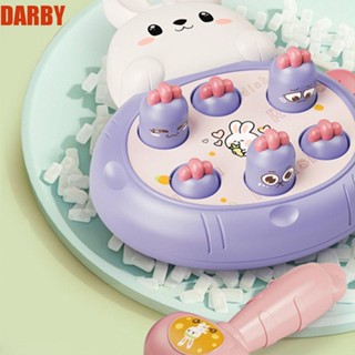 Darby ของเล่นค้อนพลาสติก รูปกระต่ายน่ารัก เสริมการเรียนรู้เด็ก