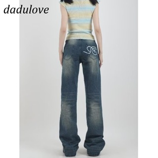 DaDulove💕 New American Ins High Street Retro Jeans Niche High Waist Loose Wide Leg Pants plus Size Trousers