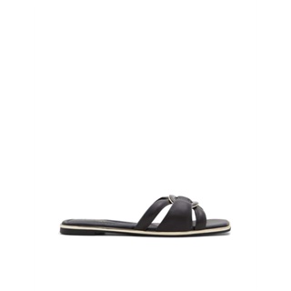 ALDO YESENIA FLAT SANDALS - BLACK