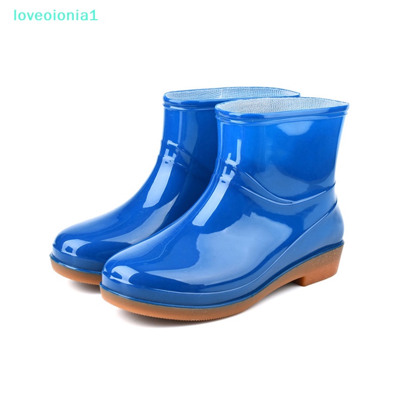 loveoionia1-รองเท้าบูท-กันฝน-กันน้ํา-กันลื่น-แฟชั่นสําหรับผู้หญิง
