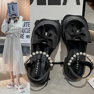 Aès   รองเท้าแตะ รองเท้าแฟชั่น สะดวกสบาย ฟชั่น ด้านล่างหนา 2023 ใหม่  Korean Style Beautiful สวย ทันสมัย B28G0XX 36Z230909