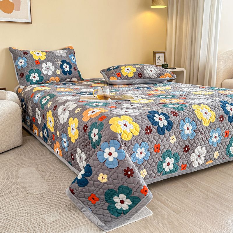 ผ้าคลุมเตียง-ข้น-สไตล์เกาหลีผ้าปูที่นอน-bedspread-5ฟุต200-230-6-6-6ฟุต-230-250cm