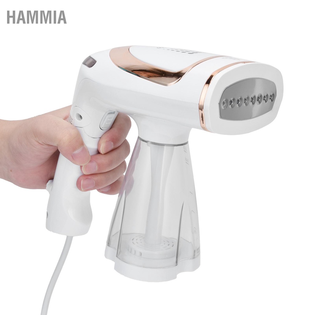 hammia-1600w-เรือกลไฟเสื้อผ้ามือถือพับได้-250ml-ถังน้ำเปลี่ยนได้ในครัวเรือนเครื่องรีดผ้าแขวน