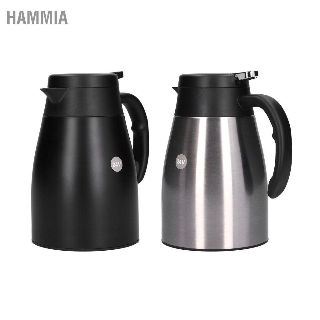 hammia-24v-1200ml-รถ-เครื่องทำน้ำอุ่นหม้อพร้อมฐานสแตนเลสแบบพกพาหม้อกาต้มน้ำไฟฟ้าสำหรับรถบรรทุก