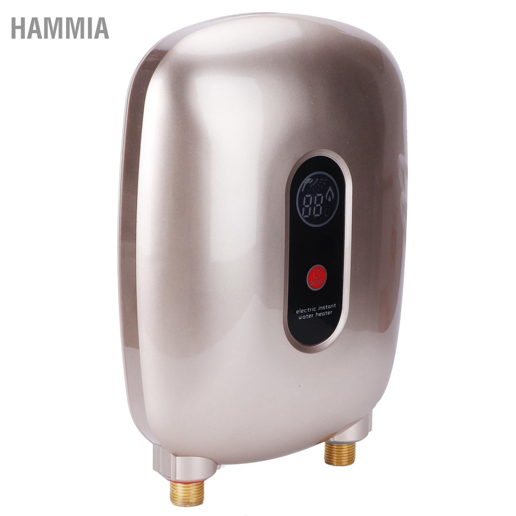 hammia-เครื่องทำน้ำอุ่นไฟฟ้า-tankless-ควบคุมอุณหภูมิ