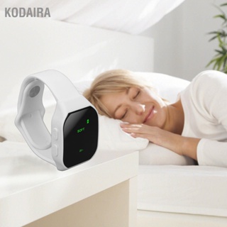 KODAIRA สายรัดข้อมือนาฬิกา Sleeping Aid บรรเทาความวิตกกังวลแบบพกพา Microcurrent Release ความดัน 3 โหมด Sleep อุปกรณ์