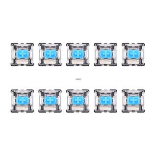 ✿ ชุดสวิตช์คีย์บอร์ด 3Pin สีฟ้า สําหรับ Cherry MX Switch 10 ชิ้น