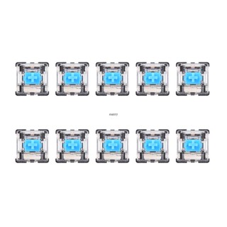 ✿ ชุดสวิตช์คีย์บอร์ด 3Pin สีฟ้า สําหรับ Cherry MX Switch 10 ชิ้น