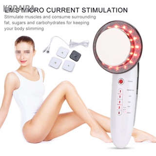 KODAIRA 6 In 1 EMS LED Galvanic Ion Face Beauty Machine อัลตราโซนิก Body Shaping ป้องกันเซลลูไลท์นวด