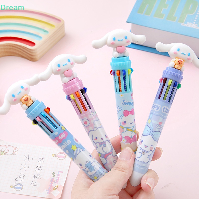 lt-dream-gt-kawaii-cinnamon-dog-ปากกาลูกลื่นเจล-หลากสี-10-สี-สําหรับโรงเรียน-สํานักงาน-ของขวัญ-เครื่องเขียนลดราคา