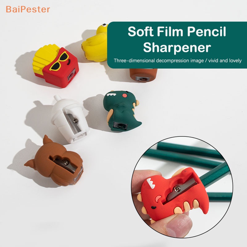 baipester-เครื่องเขียน-กบเหลาดินสอ-รูปสัตว์น่ารัก-3d-สําหรับสํานักงาน