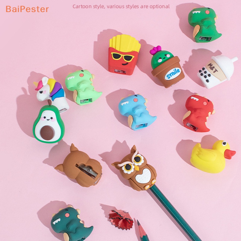 baipester-เครื่องเขียน-กบเหลาดินสอ-รูปสัตว์น่ารัก-3d-สําหรับสํานักงาน