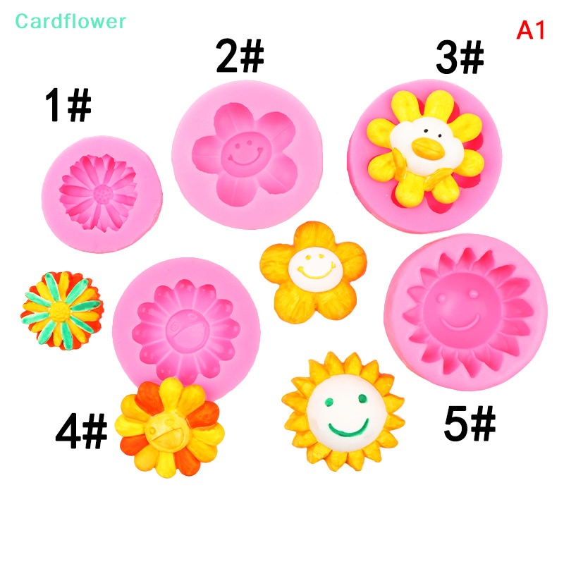 lt-cardflower-gt-แม่พิมพ์ซิลิโคน-รูปดอกทานตะวัน-หน้ายิ้ม-diy-สําหรับตกแต่งรถยนต์