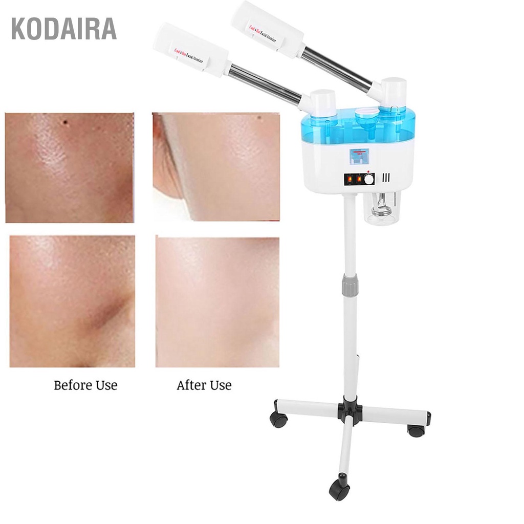 kodaira-เครื่องพ่นไอน้ำร้อนเย็นแบบท่อคู่เครื่องนึ่งความงามสำหรับร้านเสริมสวย