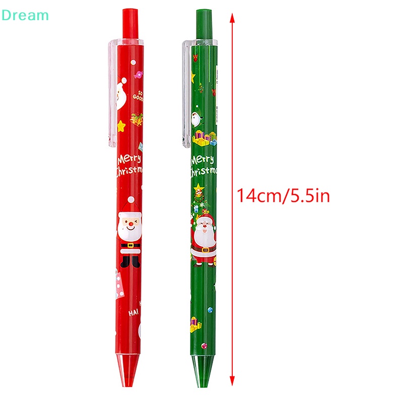 lt-dream-gt-ปากกาเจล-ลายคริสต์มาสน่ารัก-เครื่องเขียน-สําหรับสํานักงาน-โรงเรียน-4-ชิ้น