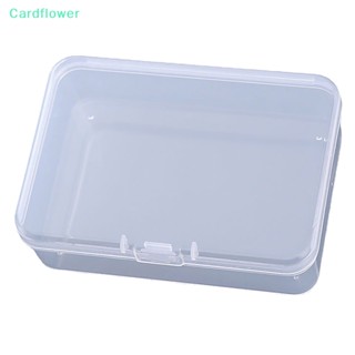 &lt;Cardflower&gt; กล่องพลาสติก สําหรับเก็บเครื่องประดับ ต่างหู ลูกปัด สกรู 2 ชิ้น