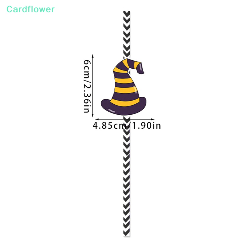 lt-cardflower-gt-หลอดดูดกระดาษ-ลายฟักทอง-ปราสาทสยองขวัญ-สําหรับตกแต่งบ้าน-ปาร์ตี้ฮาโลวีน-24-ชิ้น