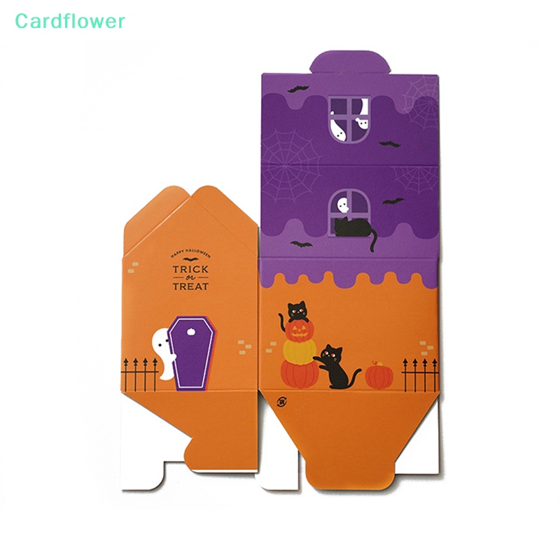 lt-cardflower-gt-กล่องขนมคุกกี้-รูปบ้านเล็กๆ-ฮาโลวีน-สําหรับปาร์ตี้ฮาโลวีน-ลดราคา-10-ชิ้น