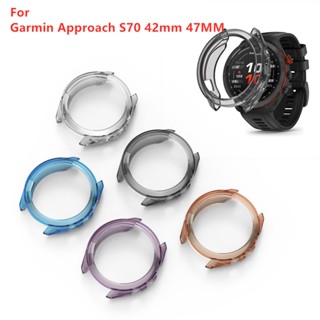 เคสนาฬิกาข้อมือ Tpu แบบนิ่ม สําหรับ Garmin Approach S70 ApproachS70 42 มม. 47 มม.