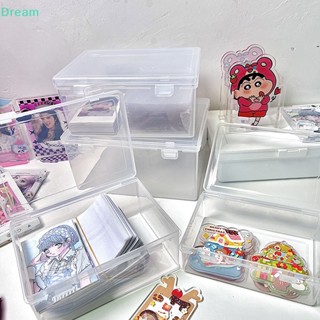 <Dream> Ins กล่องพลาสติกใส สําหรับใส่โฟโต้การ์ด เครื่องเขียน ลดราคา