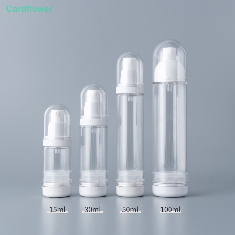 lt-cardflower-gt-ขวดปั๊มสูญญากาศ-ขนาด-15-มล-30-มล-100-มล-สําหรับใส่โลชั่น-เครื่องสําอาง-ครีมบํารุงผิวหน้า