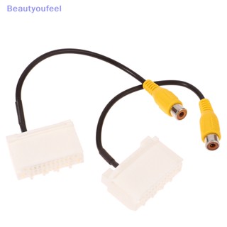 [Beautyoufeel] สายเคเบิลอะแดปเตอร์กล้องมองหลัง RCA สําหรับ Jeep Car Cables