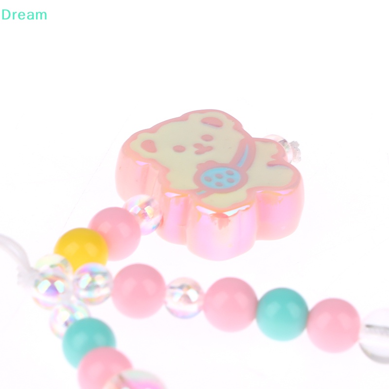 lt-dream-gt-จี้เรซิ่น-รูปหมีน่ารัก-หลากสี-1-ชิ้น-สําหรับห้อยโทรศัพท์มือถือ-เครื่องประดับ