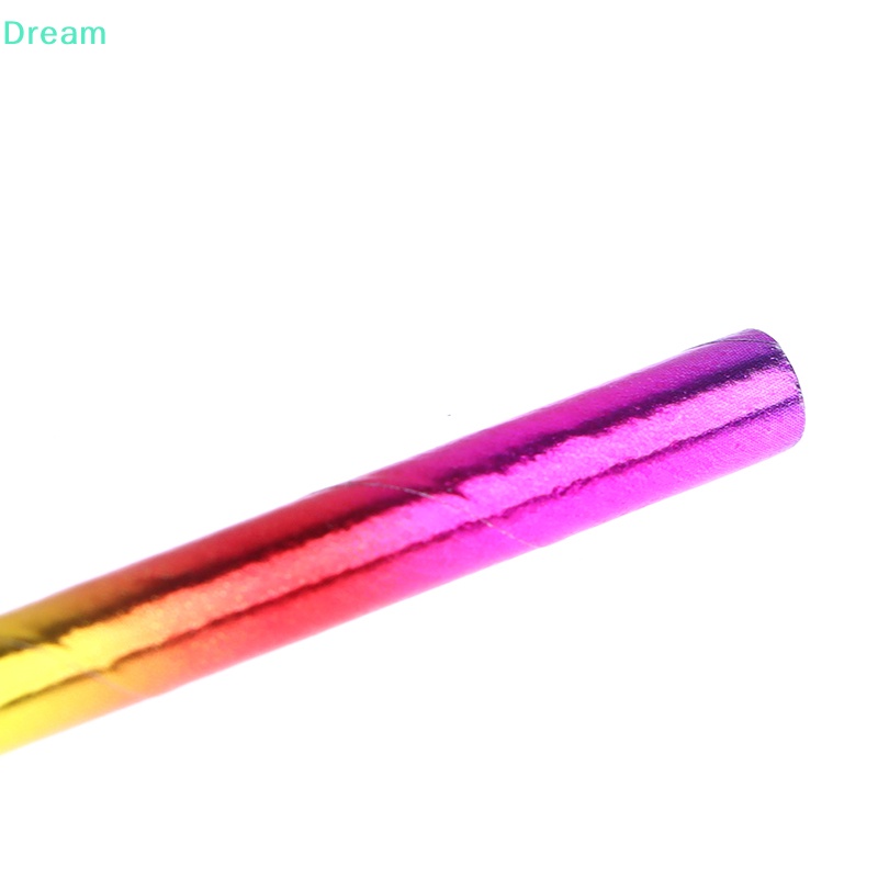 lt-dream-gt-หลอดกระดาษ-หลากสี-สําหรับใส่เครื่องดื่มวันเกิด-25-ชิ้น
