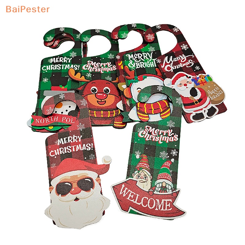 baipester-ตะขอแขวนจานประตู-ลายคริสต์มาส-สําหรับตกแต่งบ้าน-2023