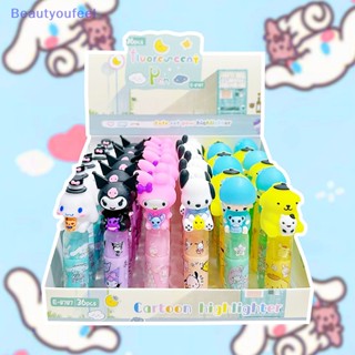 [Beautyoufeel] Sanrio ปากกามาร์กเกอร์ ลายการ์ตูนน่ารัก ขนาดเล็ก สร้างสรรค์ หลากสี เครื่องเขียน สําหรับนักเรียน