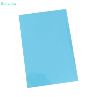 &lt;Babynew&gt; ฟิล์มใส ป้องกันรอย กันน้ํา สีโปร่งใส สําหรับโปสการ์ดเกม โฟโต้การ์ด 50 ชิ้น