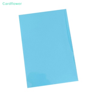 &lt;Cardflower&gt; ฟิล์มใส ป้องกันรอย กันน้ํา สีโปร่งใส สําหรับโปสการ์ดเกมมิ่ง โฟโต้การ์ด 50 ชิ้น