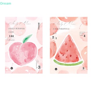 &lt;Dream&gt; ที่คั่นหนังสือ แบบสติกเกอร์ ลายผลไม้น่ารัก สําหรับนักเรียน สํานักงาน โรงเรียน