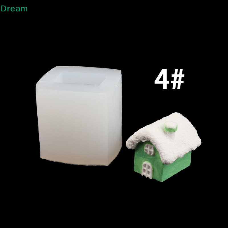lt-dream-gt-แม่พิมพ์ซิลิโคน-รูปบ้านสามมิติ-เรียบง่าย-สําหรับทําเค้กช็อคโกแลต-4-ชิ้น-ลดราคา