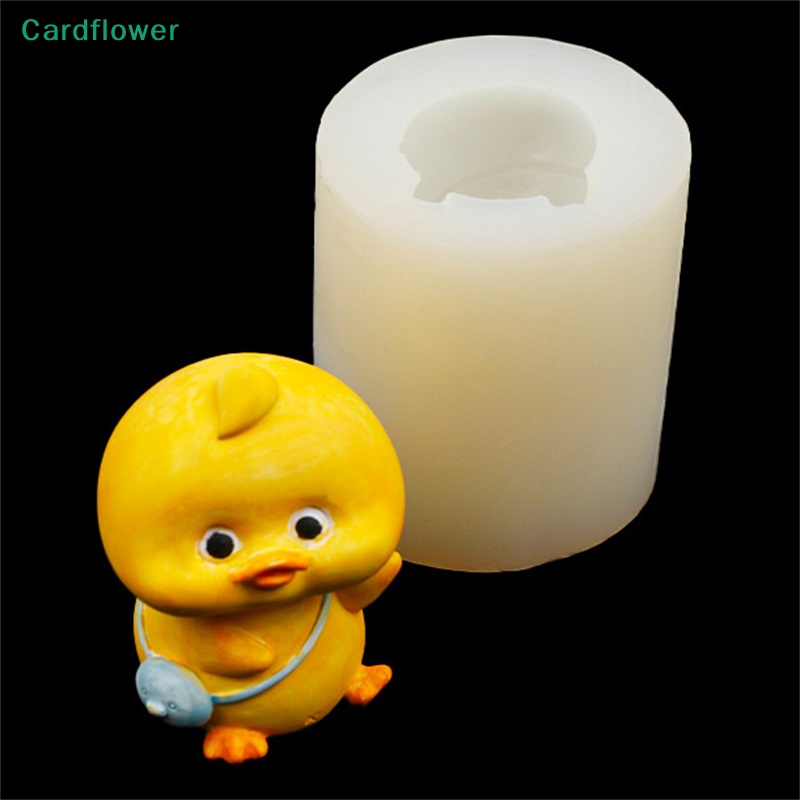 lt-cardflower-gt-แม่พิมพ์ซิลิโคน-รูปการ์ตูนเป็ด-สามมิติ-สําหรับทําช็อคโกแลต-น้ําแข็ง-เค้ก
