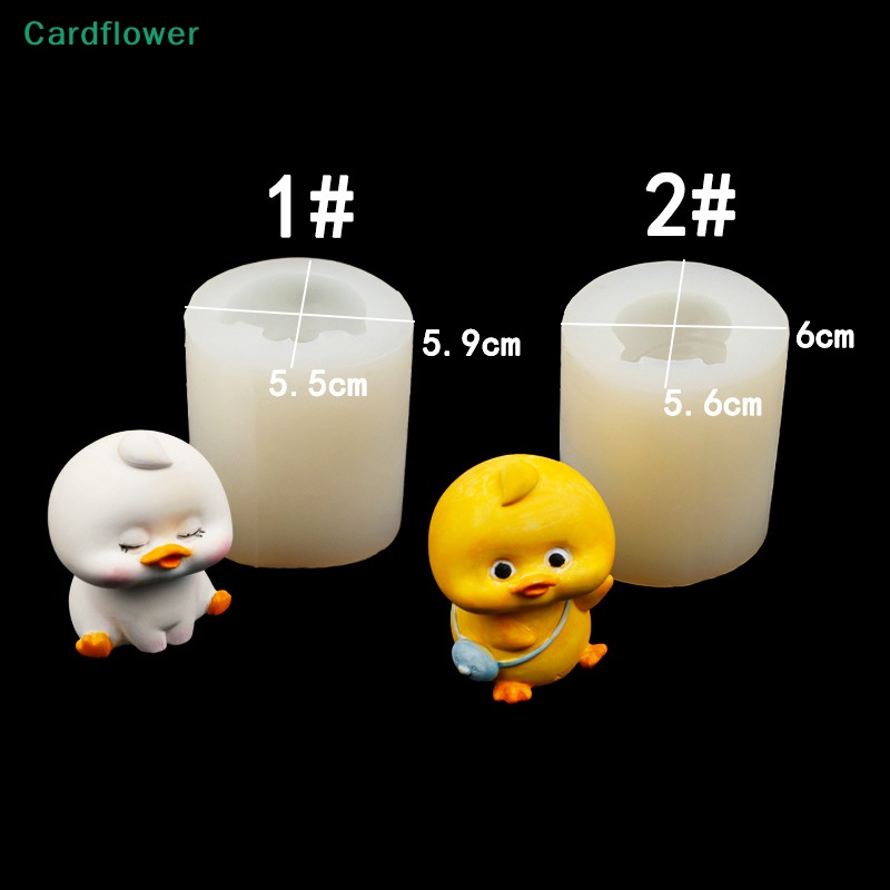 lt-cardflower-gt-แม่พิมพ์ซิลิโคน-รูปการ์ตูนเป็ด-สามมิติ-สําหรับทําช็อคโกแลต-น้ําแข็ง-เค้ก