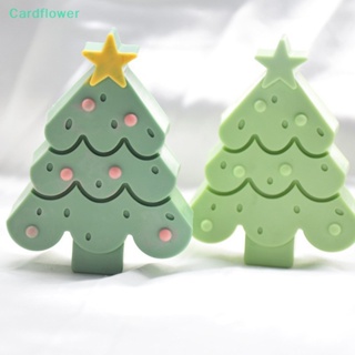 &lt;Cardflower&gt; แม่พิมพ์ซิลิโคนเรซิ่น รูปต้นคริสต์มาส สโนว์แมน 3D แฮนด์เมด สําหรับทําน้ําแข็ง ช็อคโกแลต Diy