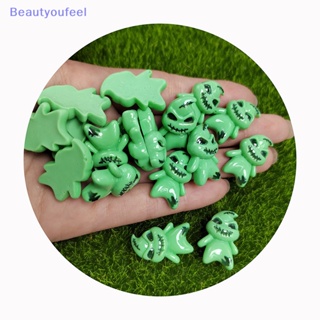 [Beautyoufeel] ฟิกเกอร์เรซิ่น รูปผี สีเขียว สําหรับตกแต่งบ้าน 10 ชิ้น