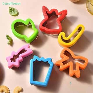 &lt;Cardflower&gt; ชุดแม่พิมพ์ตัดแซนวิช ขนมปัง แซนวิช สเตนเลส DIY สําหรับเด็ก ลดราคา 6 ชิ้น