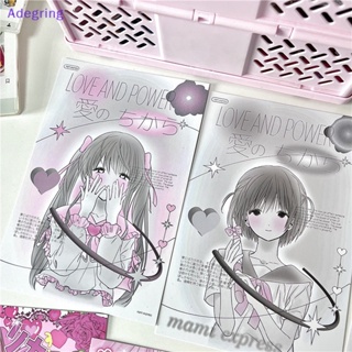 [Adegring] สติกเกอร์โปสการ์ด ลายสาวญี่ปุ่น Kawaii DIY สําหรับตกแต่งห้อง 13 ชิ้น