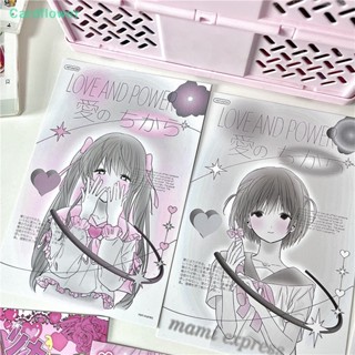 &lt;Cardflower&gt; สติกเกอร์โปสการ์ด ลายสาวญี่ปุ่น Kawaii DIY สําหรับติดตกแต่งผนังห้อง 13 ชิ้น